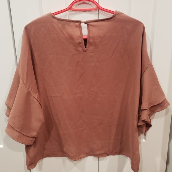 Dusty rose blouse - Picture 3 of 4